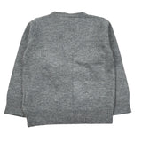 Monnalisa Cardigan tinta unita con Ricami Grigio per Neonato 282800 GRIGIO MONNALISA 