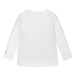 Monnalisa Shirt Girocollo tinta unita con Stampe Bianco per Neonata 288613 BIANCO MONNALISA 