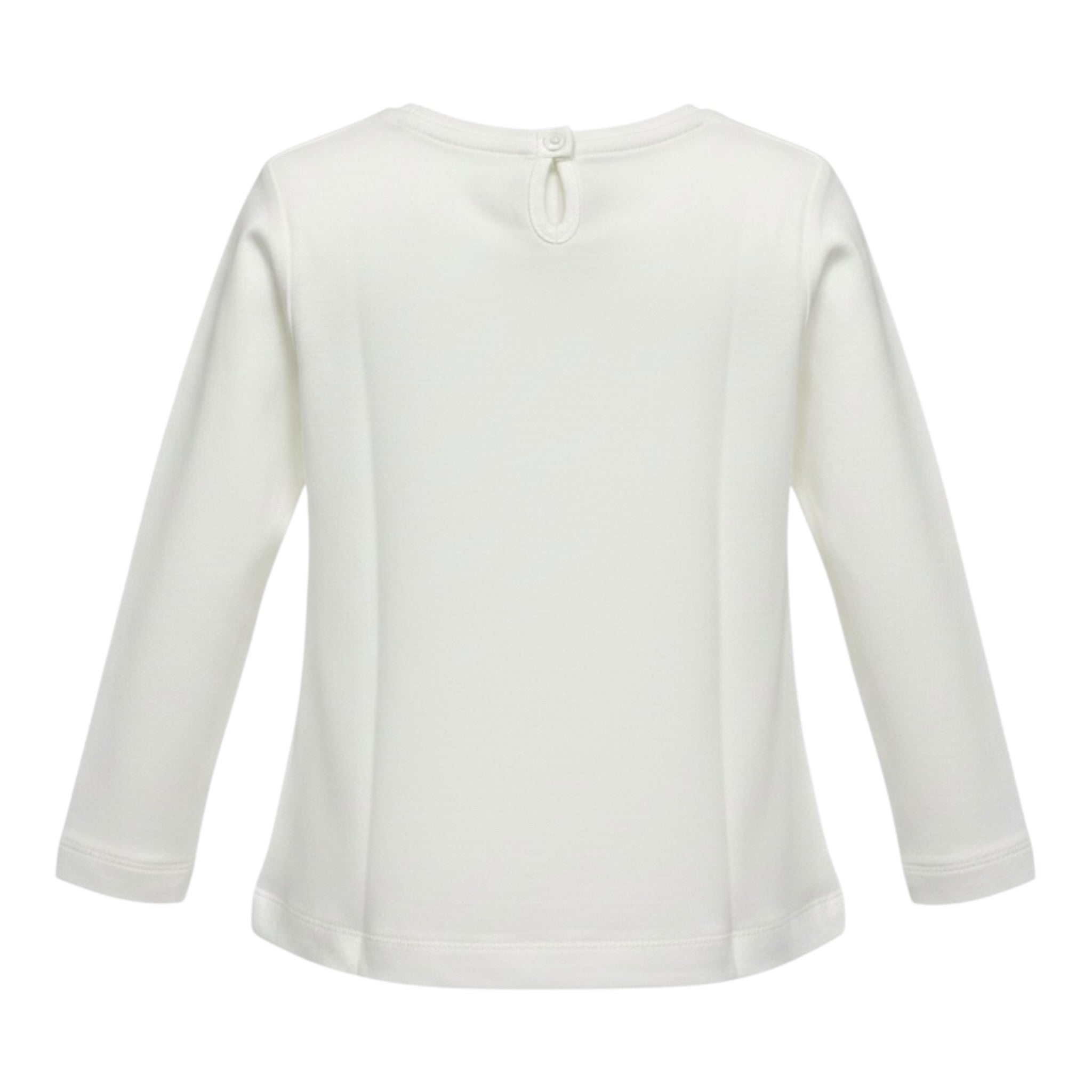 Monnalisa Shirt tinta unita con Stampa Bianco per Neonata 316629 BIANCO MONNALISA 
