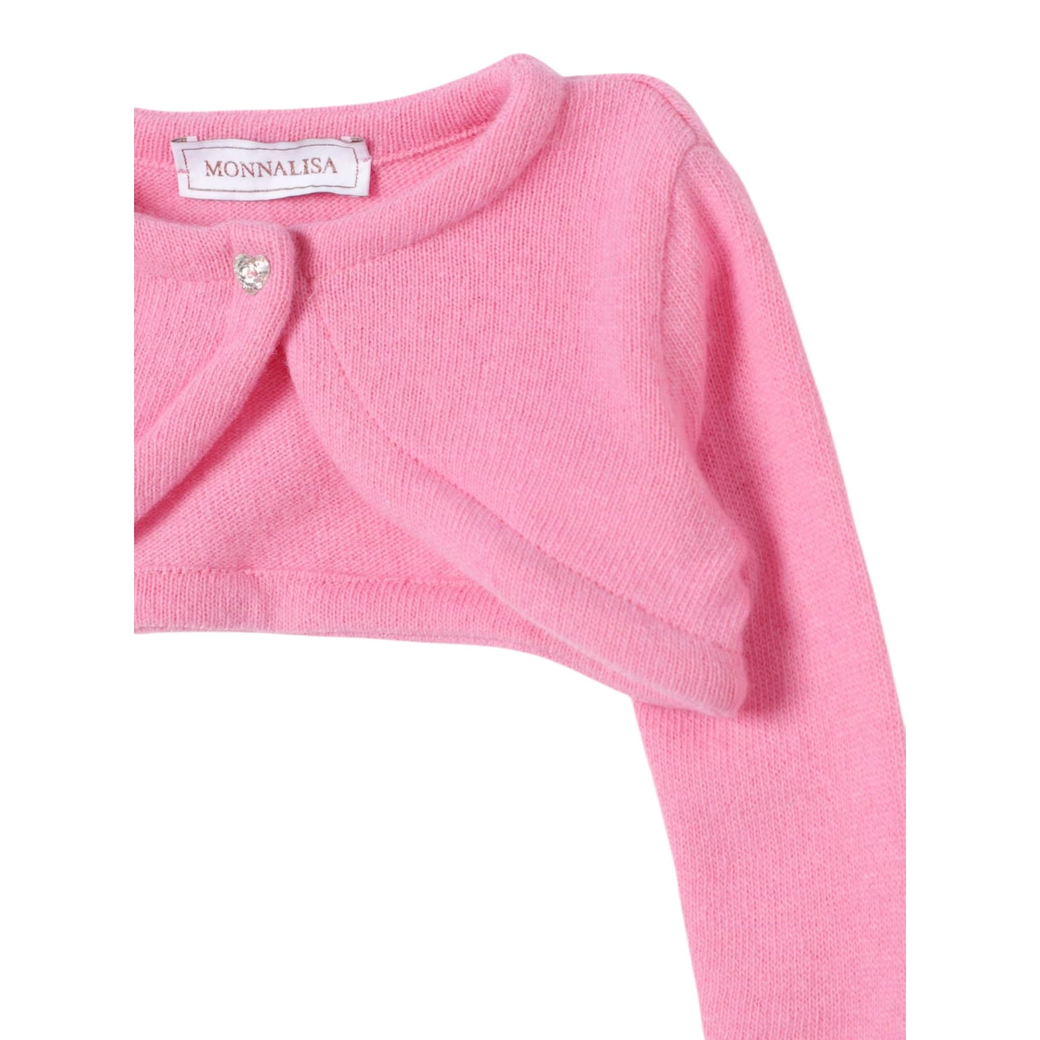 Monnalisa Coprispalle tinta unita Rosa per Bambina 37DCAR ROSA MONNALISA 