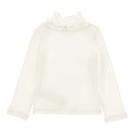 Monnalisa Maglia tinta unita Mezzo Collo Panna per Neonata 37F600 PANNA MONNALISA 