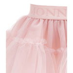 Monnalisa Gonna tinta unita con Tulle Rosa per Neonata 37FGON ROSA MONNALISA 