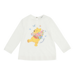 Monnalisa Shirt tinta unita con Stampa Bianco per Bambina 388614P6J BIANCO MONNALISA 