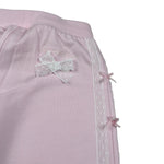 Monnalisa Pantalone Tuta tinta unita con Applicazioni Rosa per Neonata 39F401 ROSA MONNALISA 