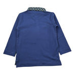 Monnalisa Polo Manica Lunga tinta unita Blu per Neonato 682600A3 BLU MONNALISA 