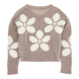 Monnalisa Maglia Girocollo tinta unita Beige per Bambina 798605 BEIGE MONNALISA 