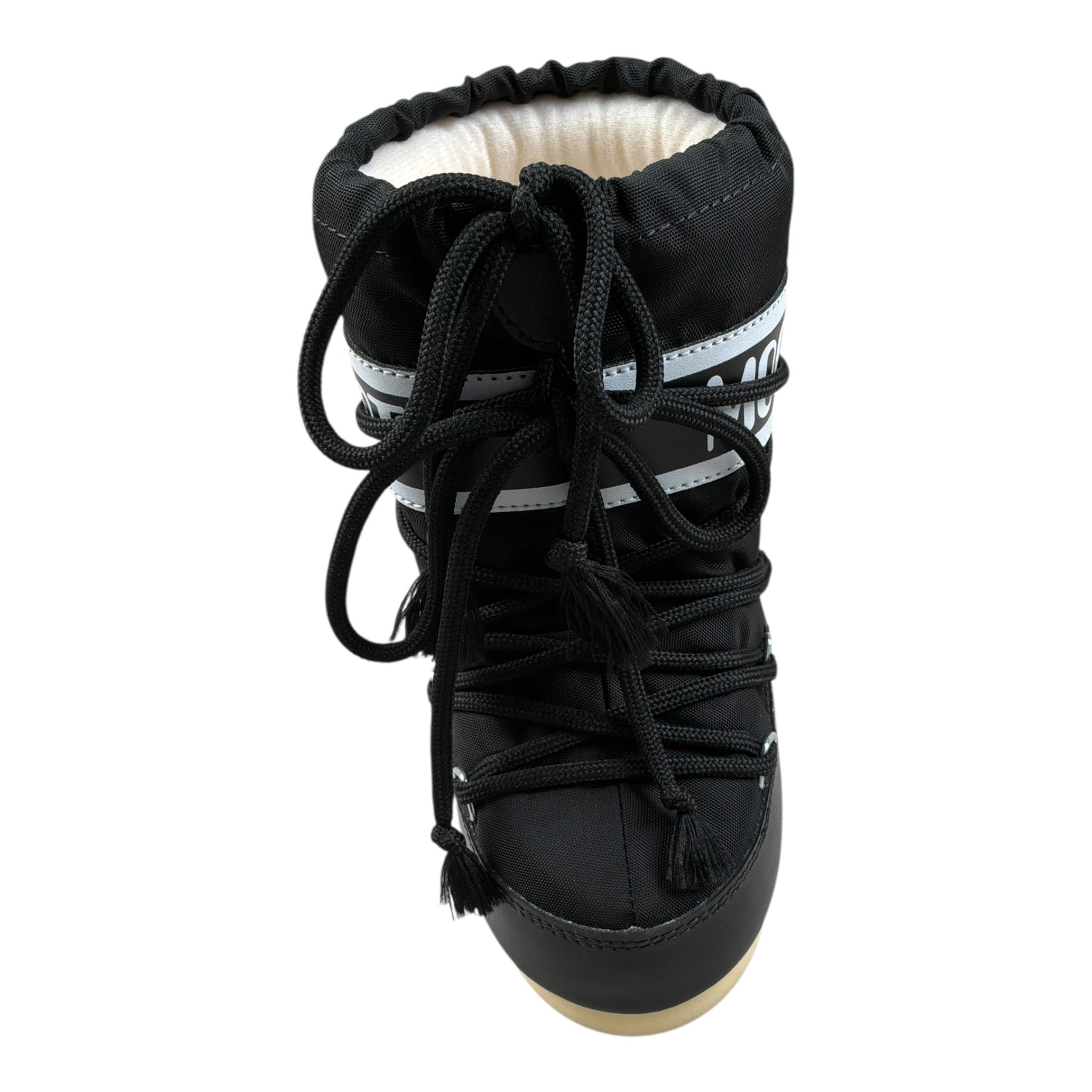 Moon Boot Stivali tinta unita con Logo Nero per Neonata 80D14004400 NERO MOON BOOT 
