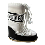 Moon Boot Stivali tinta unita con Logo Bianco per Bambina 80D1400440 BIANCO MOON BOOT 