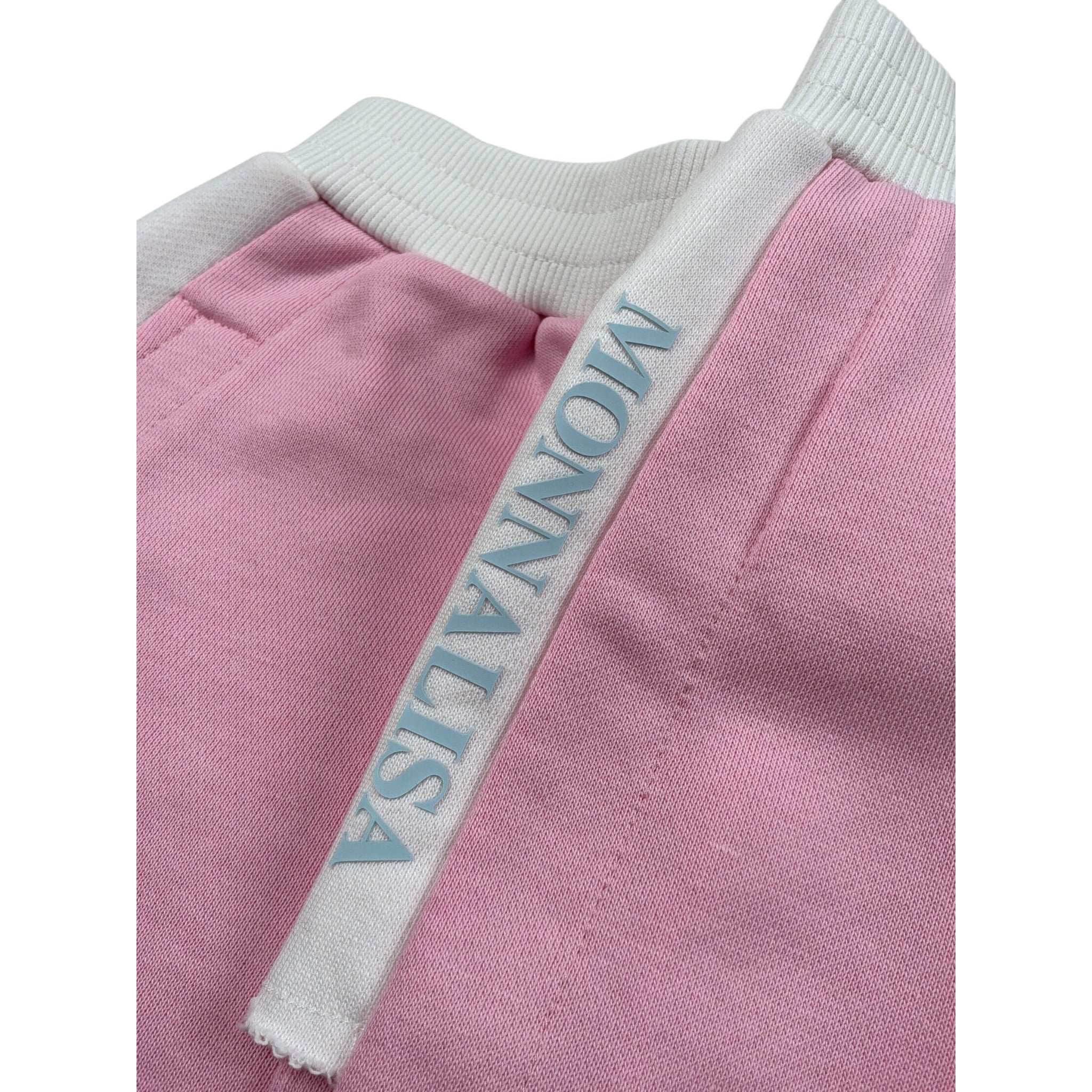 Moschino Short Tuta tinta unita Rosa per Bambina 19F404J ROSA MOSCHINO 