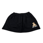 Moschino Gonna tinta unita con Logo Nero per Bambina HAJ03X NERO MOSCHINO 