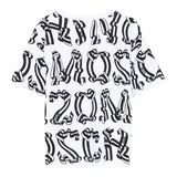Moschino T-Shirt Girocollo tinta unita con Stampe Bianco per Bambino HAM06W BIANCO MOSCHINO 