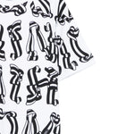 Moschino T-Shirt Girocollo tinta unita con Stampe Bianco per Bambino HAM06W BIANCO MOSCHINO 