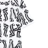 Moschino T-Shirt Girocollo tinta unita con Stampe Bianco per Bambino HAM06W BIANCO MOSCHINO 