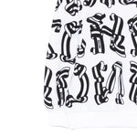 Moschino Felpa Chiusa Girocollo tinta unita con Stampe Bianco per Bambino HDF06N BIANCO MOSCHINO 