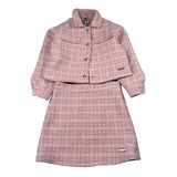 Moschino Completo 2 Pezzi Giacca-Gonna tinta unita Rosa per Bambina HDK03B ROSA MOSCHINO 
