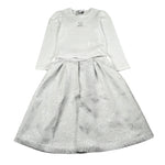 Moschino Completo 2 Pezzi Shirt-Gonna Bicolore Bianco/Grigio per Bambina HDK03C BIANCO/GRIGIO MOSCHINO 