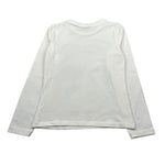 Moschino Shirt Girocollo tinta unita con Stampa Bianco per Bambina HDO010 BIANCO MOSCHINO 