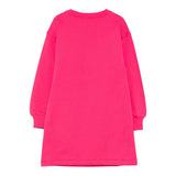 Moschino Abito Girocollo Manica Lunga tinta unita Fuxia per Bambina HDV0GY FUXIA MOSCHINO 