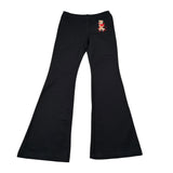 Moschino Pantalone tinta unita Modello Zampa Nero per Bambina HEP050 NERO MOSCHINO 