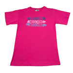 Moschino Abito Mezza Manica tinta unita con Logo Fuxia per Bambina HGV0GL FUXIA MOSCHINO 