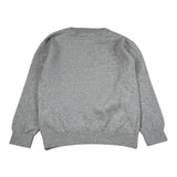 Moschino Maglia tinta unita Girocollo con Stampa Grigio per Bambino HMW01A GRIGIO MOSCHINO 