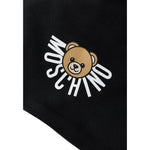 Moschino Cappello tinta unita con Logo Nero per Bambino HMX02M NERO MOSCHINO 