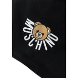 Moschino Cappello tinta unita con Logo Nero per Bambino HMX02M NERO MOSCHINO 