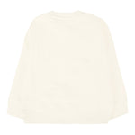 Moschino Felpa Chiusa Girocollo tinta unita con Logo Panna per Bambino HPF08V PANNA MOSCHINO 