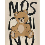 Moschino Felpa Chiusa con Cappuccio tinta unita Beige per Bambino HUF098XX BEIGE MOSCHINO 
