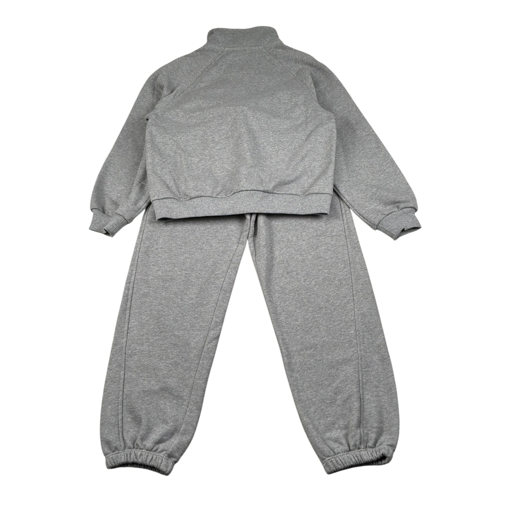 Moschino Completo 2 Pezzi Felpa-Pantalone tinta unita Grigio per Bambino HUK04P GRIGIO MOSCHINO 