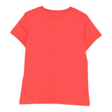 Moschino T-Shirt Girocollo Tinta Unia con Logo Rosso per Bambina HUM05H ROSSO MOSCHINO 