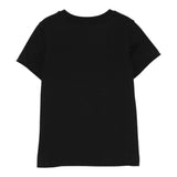 Moschino T-Shirt Girocollo tinta unita con Stampa Nero per Bambino HUM05I NERO MOSCHINO 