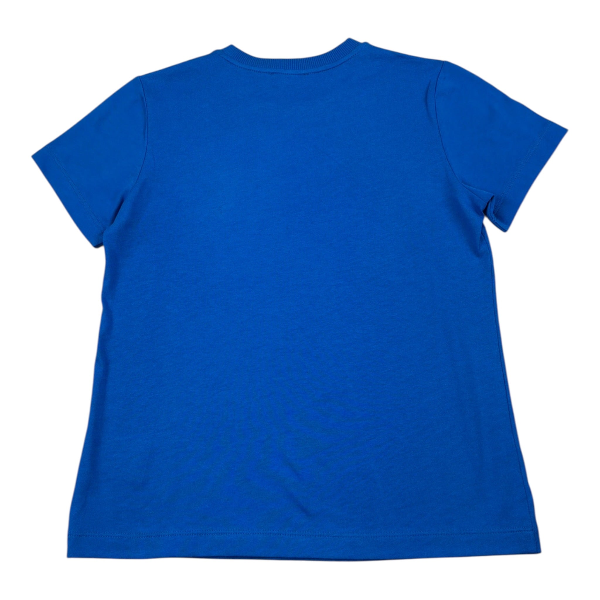Moschino T-Shirt tinta unita con Stampa Cobalto per Bambino HUM05V COBALTO MOSCHINO 