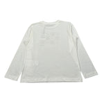 Moschino Shirt Girocollo tinta unita con Stampa Panna per Bambino HUO00J PANNA MOSCHINO 