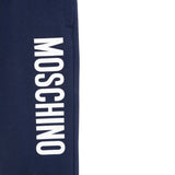Moschino Pantalone Tuta tinta unita con Logo Blu per Bambino HUP08UX BLU MOSCHINO 