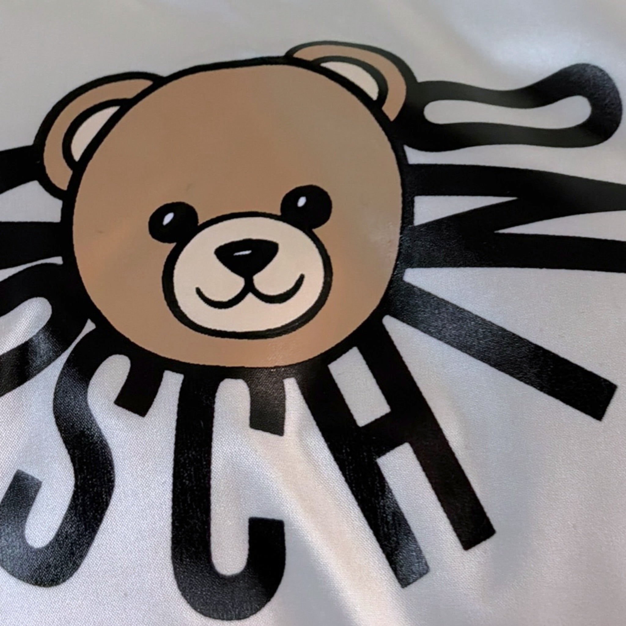 Moschino Giubbino tinta unita con Zip E Cappuccio Panna per Bambina HUS05F PANNA MOSCHINO 