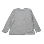 Moschino Shirt Girocollo tinta unita con Logo Grigio per Bambino HZO00J GRIGIO MOSCHINO 