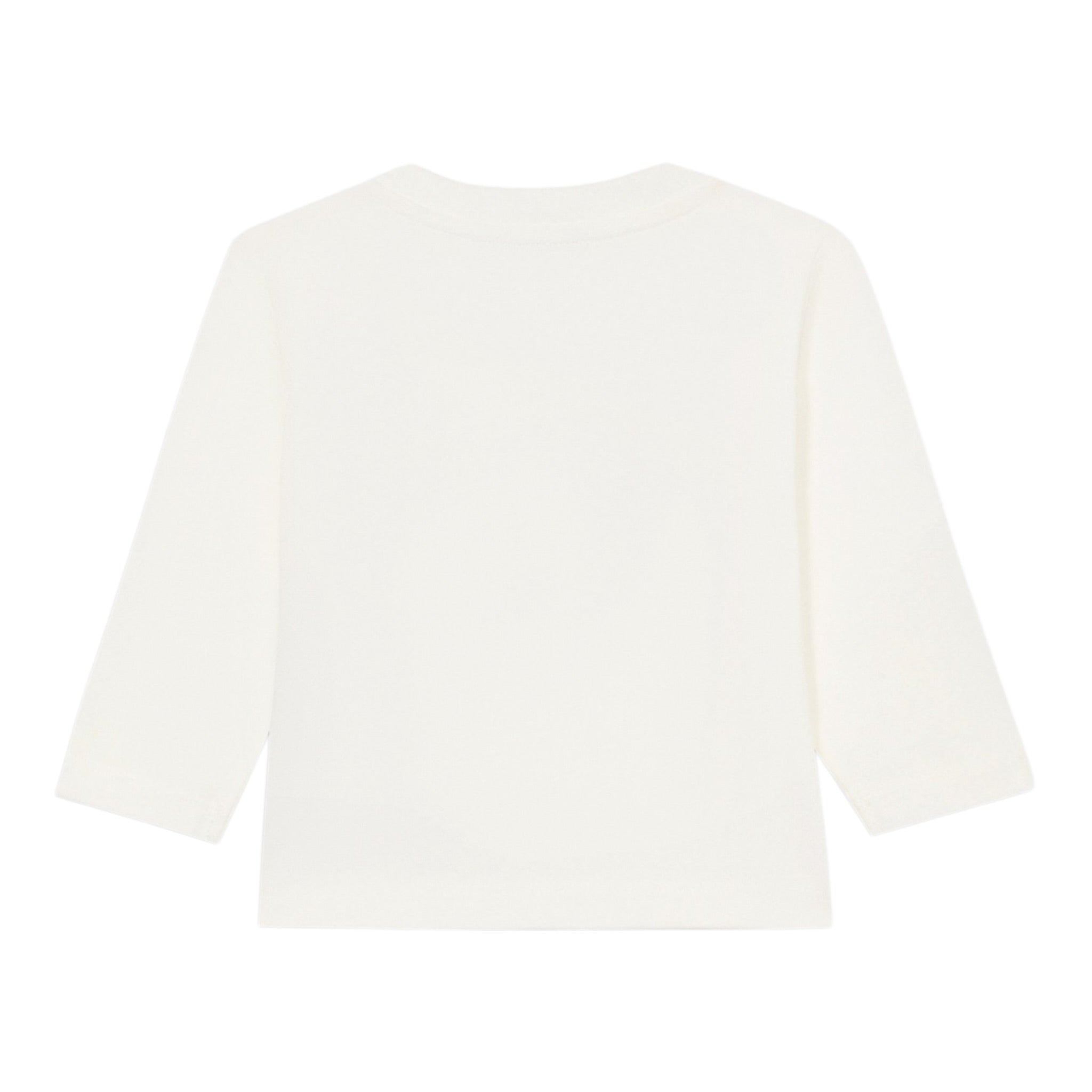 Moschino Shirt Girocollo tinta unita con Logo Bianco per Neonato M5O00RN BIANCO MOSCHINO 