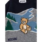 Moschino Maglia Girocollo tinta unita Blu per Neonato M6W00J BLU MOSCHINO 