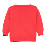Moschino Maglia Girocollo tinta unita con Orso Rosso per Bambino M7W00JJ ROSSO MOSCHINO 