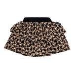 Moschino Gonna tinta unita con Stampe Orsi Nero per Neonata MDJ01NXX NERO MOSCHINO 