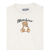 Moschino Completo 2 Pezzi Felpa-Pantalon tinta unita Bianco per Neonata MDK03D BIANCO MOSCHINO 