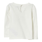 Moschino Shirt Girocollo tinta unita con Logo Bianco per Neonata MDO00U BIANCO MOSCHINO 