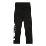 Moschino Leggins tinta unita con Logo Nero per Neonata MDP03HX NERO MOSCHINO 