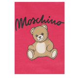 Moschino Abito Manica Lunga tinta unita con Stampa Fuxia per Neonata MDV0CU FUXIA MOSCHINO 