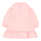 Moschino Abito Girocollo tinta unita Rosa per Bambina MDV0CWJX ROSA MOSCHINO 