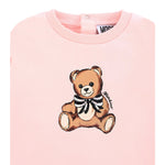 Moschino Abito Girocollo tinta unita Rosa per Bambina MDV0CWJX ROSA MOSCHINO 