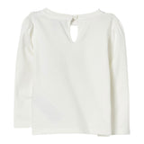 Moschino Shirt Girocollo tinta unita con Stampa Bianco per Neonata MEO001X BIANCO MOSCHINO 