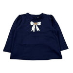 Moschino Shirt Girocollo tinta unita con Stampa Blu per Neonato MGO001 BLU MOSCHINO 