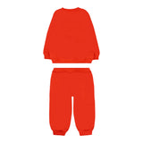 Moschino Completo 2 Pezzi Felpa-Pantalone tinta unita Rosso per Bambino MMK05EJX ROSSO MOSCHINO 